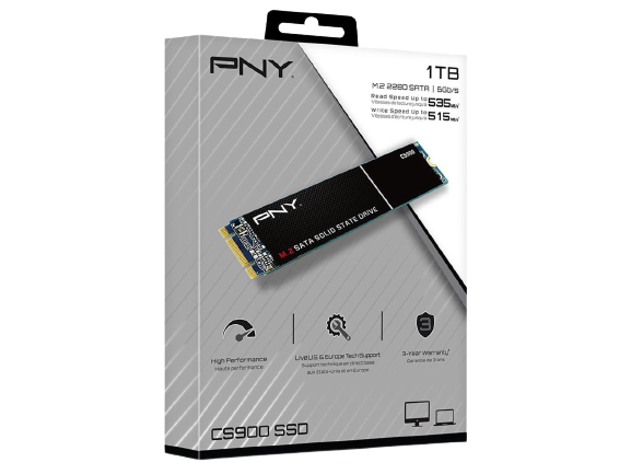 GMAE-PRODUCT= PNY CS900 1TB M.2 SATA III Internal Solid State Drive (SSD)